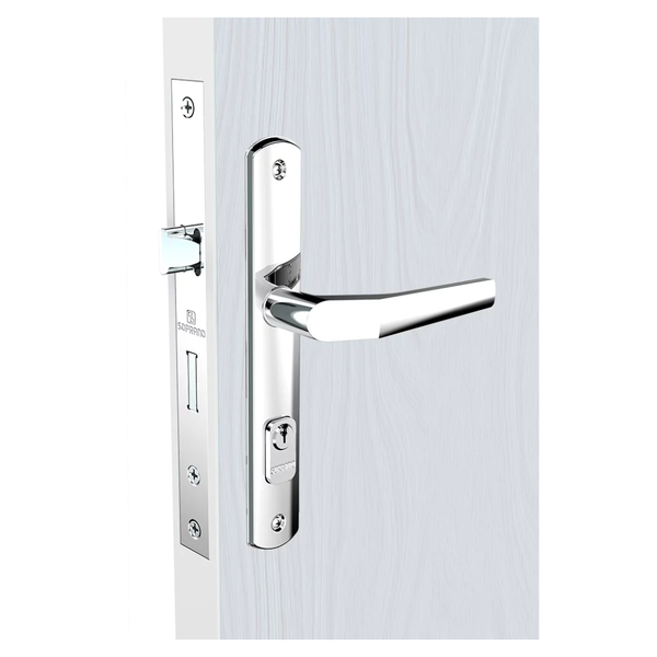 Fechadura Popline Slim Externa 20X53 E15 PY43mm - Soprano