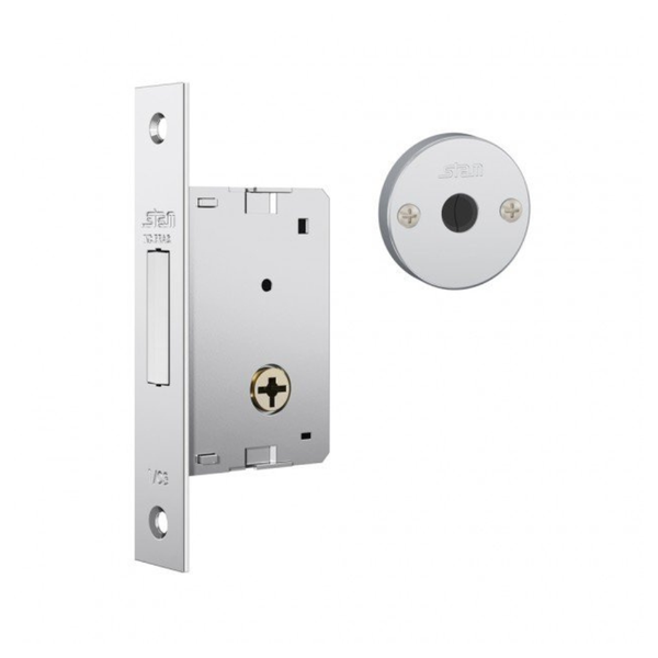 Fechadura Segurança 1001 Espelho Inox - Stam